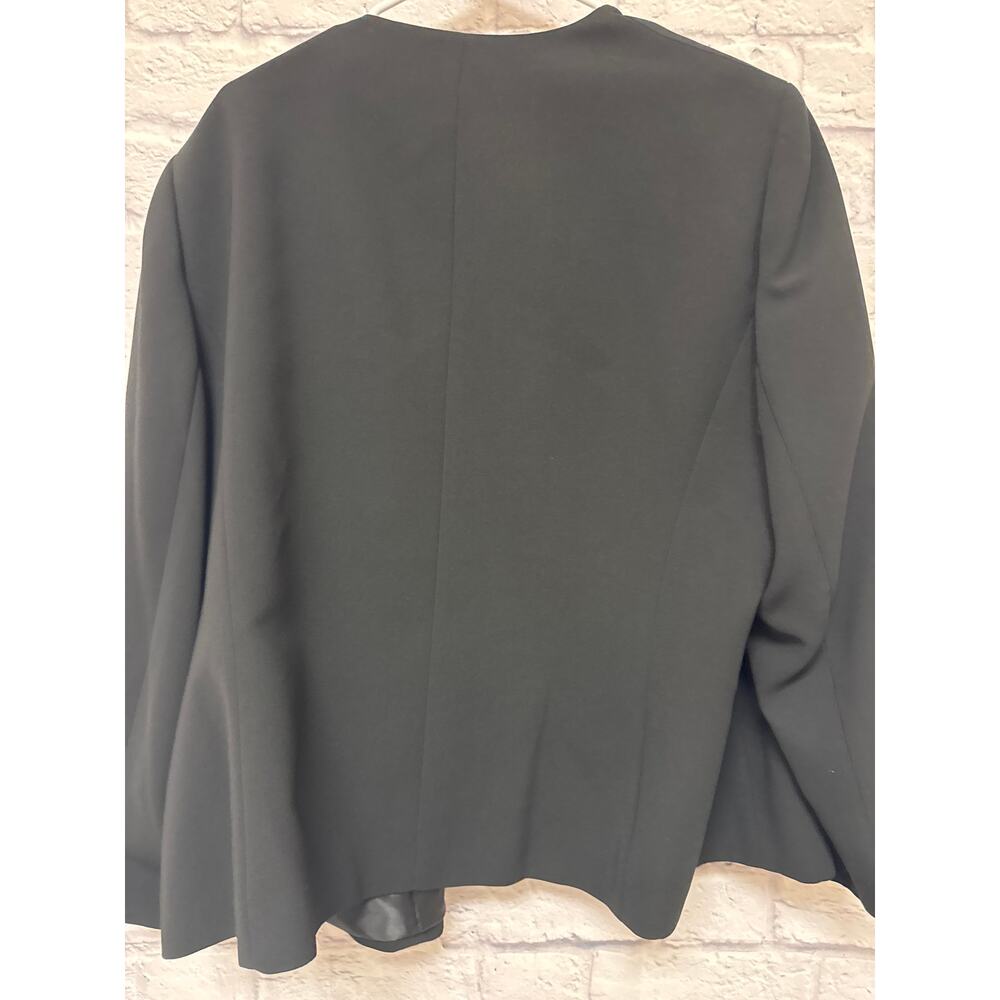 Kasper Separates Black Open Front Fully Lined Car… - image 4